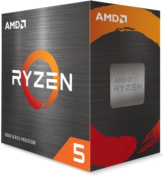 Processador AMD Ryzen 5 5500 100100000457BOX Cerâmica cinza