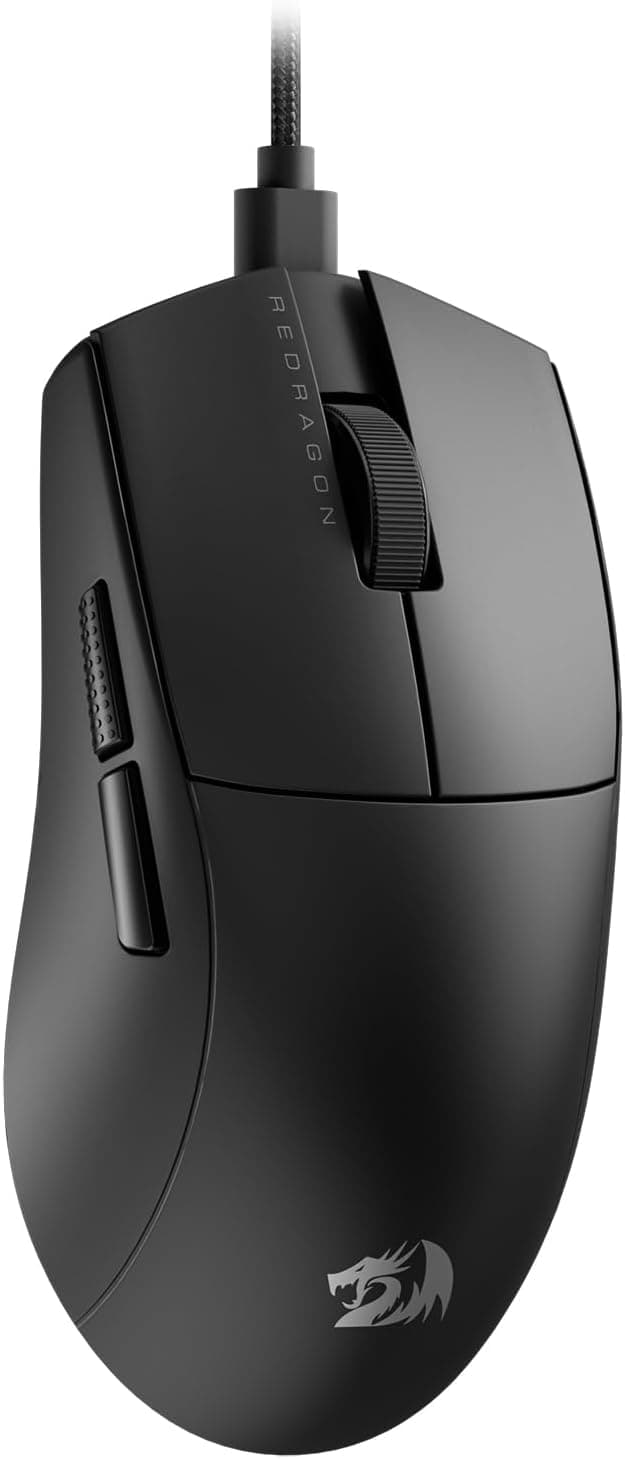Mouse Gamer Redragon K1ng 1K Preto 12400 DPI