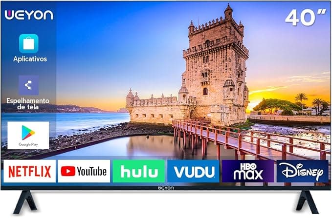 Smart TV Weyon 40" Full HD Wi-Fi Android 14 - 40WDSNBX