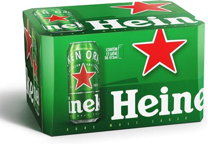 Heineken Cerveja Lata 473ml Pack 12 Unidades | Amazon.com.br