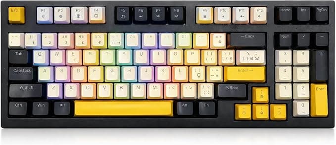 Teclado Gamer Mecânico ABNT2 Layout 85% USB, Preto