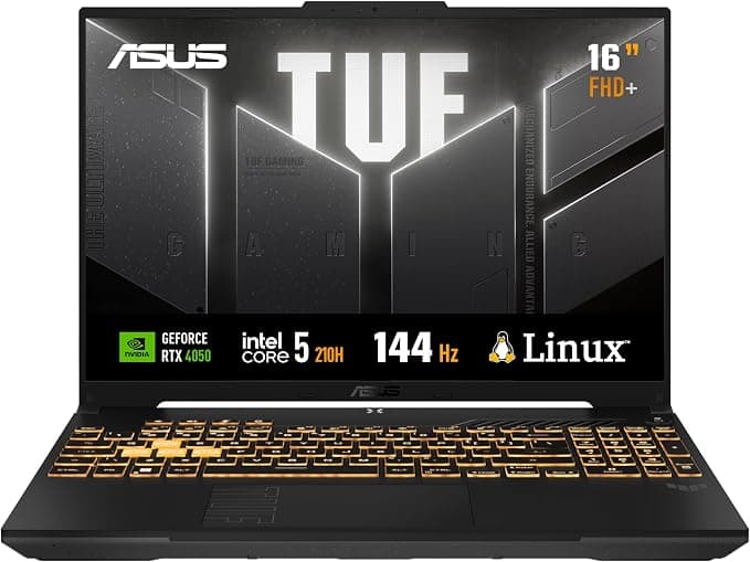 ASUS TUF Gaming F16 Intel Core 5 RTX 4050 8 GB 512 GB SSD 16.0'' FHD Mecha Gray